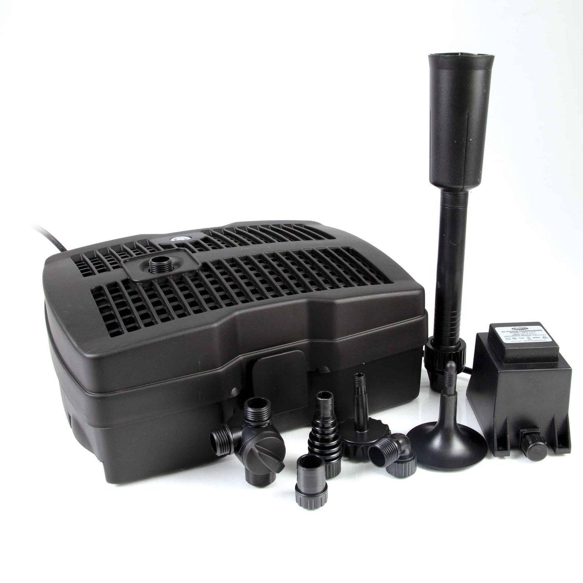 Aquapro 2000 All-In-One Pump & UVC Filter System 72W Submersible, 19mm Tubing