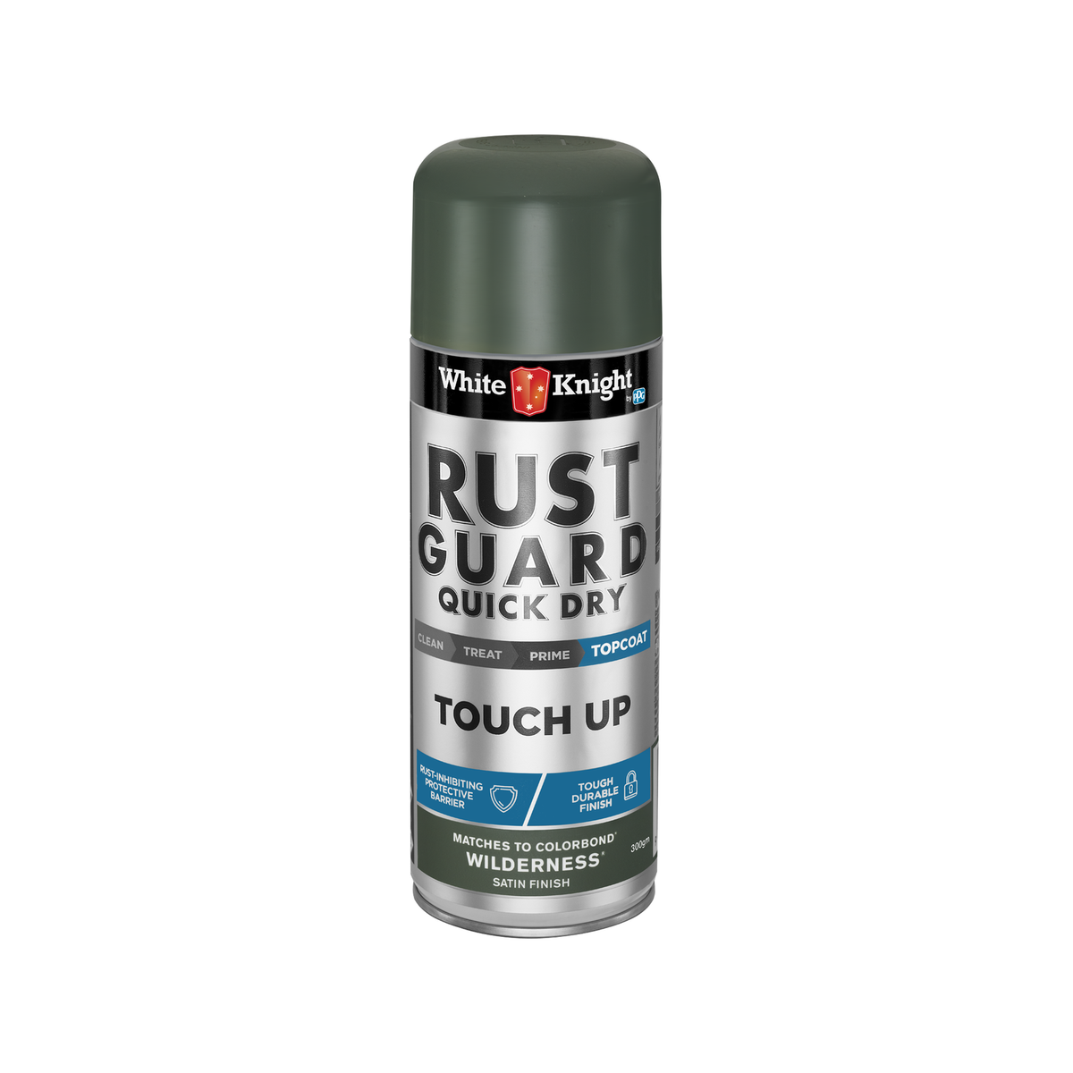 White Knight Rust Guard - 300g - Wilderness - Acrylic - Quick Drying - SuperSaverAU - view 1