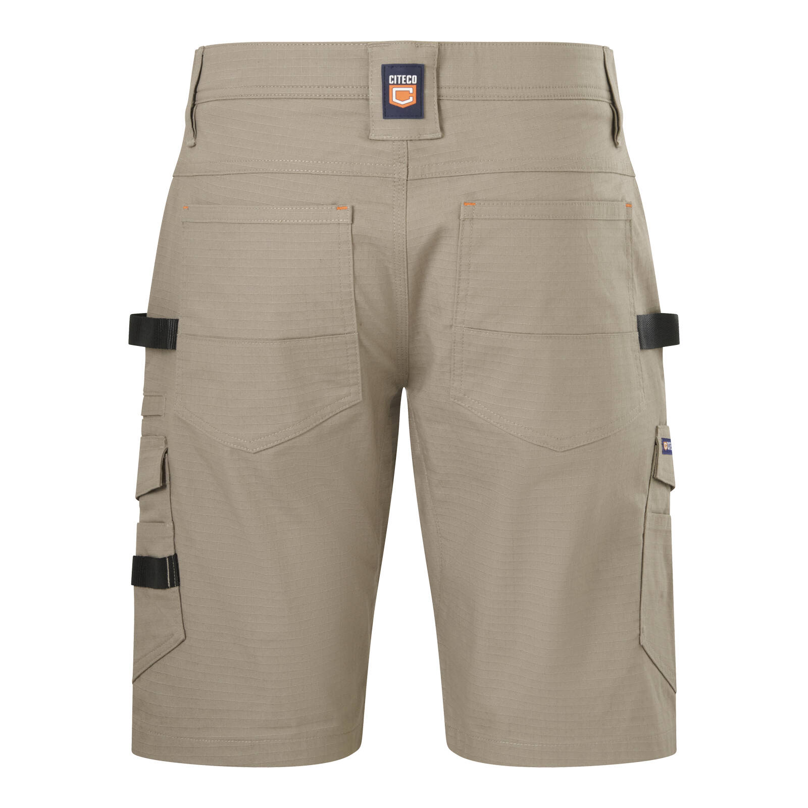 Citeco Men's Khaki Ripstop Cargo Mid Shorts - Size 97R