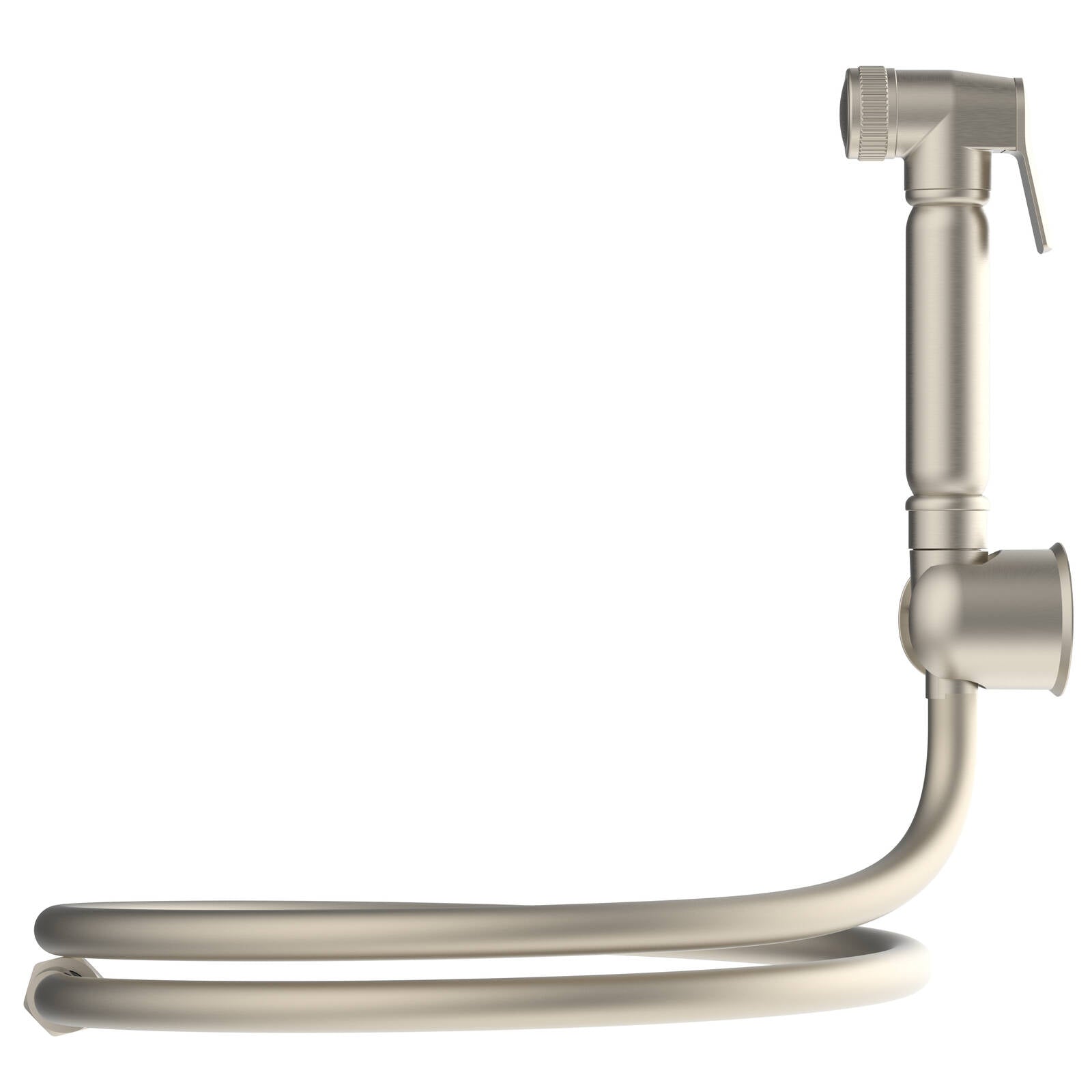 Evekare 1.2m Brushed Nickel Bidet Spray with Holder, Lead Free