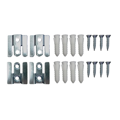 Everhang 11kg Flush Mount Picture Hanger Set, Zinc Plated Steel - 2 Pack