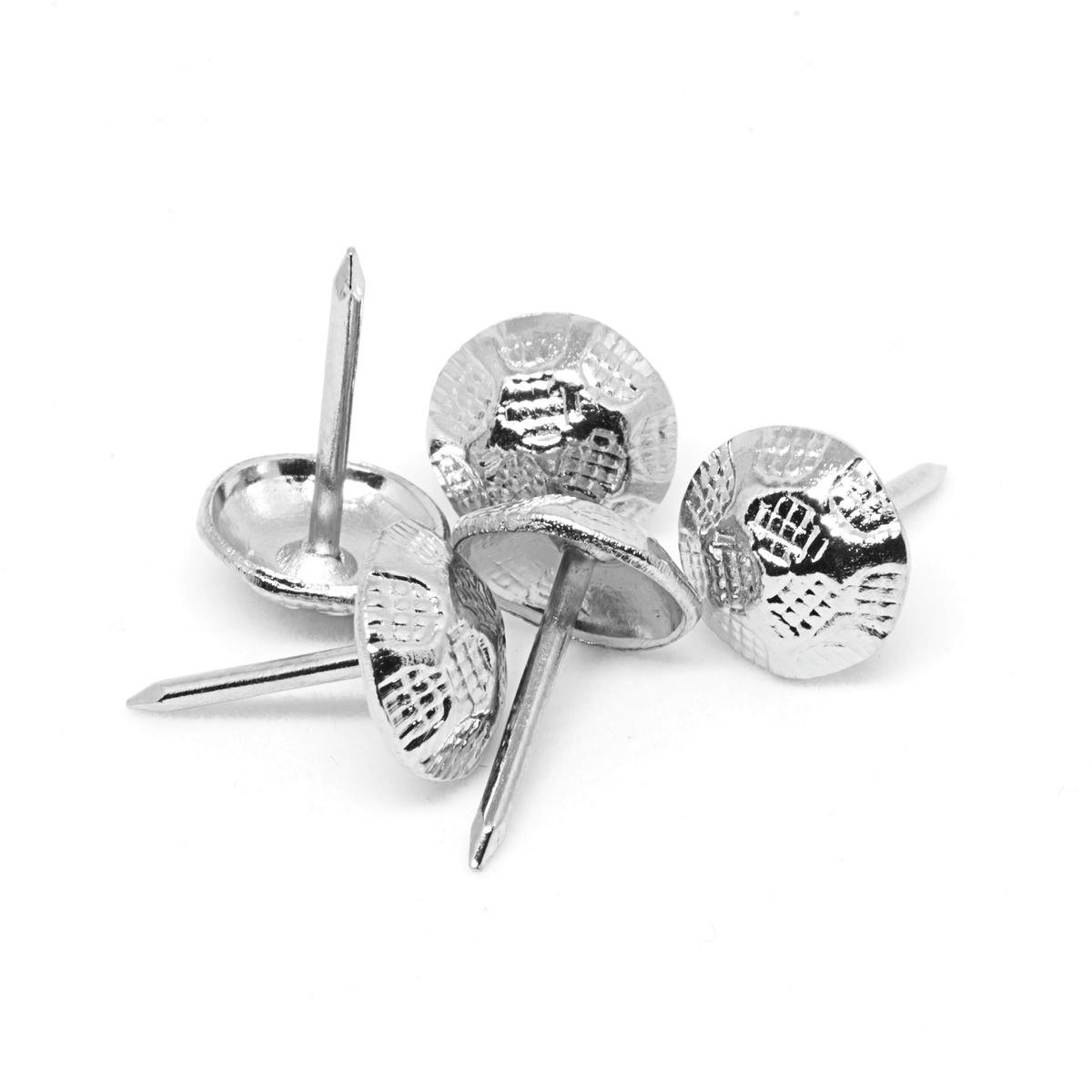 Pinnacle Upholstery Nails - 50 Pack - Nickel Plated - 40mm - Durable - SuperSaverAU - view 1