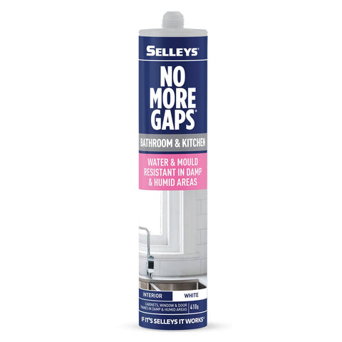 Selleys No More Gaps 410g White Acrylic Bathroom Kitchen Filler - SuperSaverAU - view 1