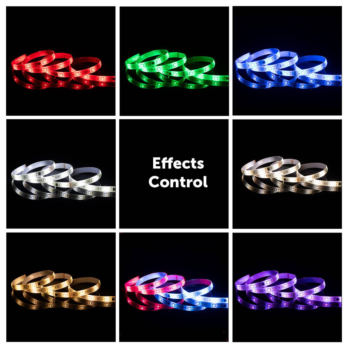 Arlec 10m Smart Sound Sync Strip Light - RGB & White - Wi-Fi Control - SuperSaverAU - view 4