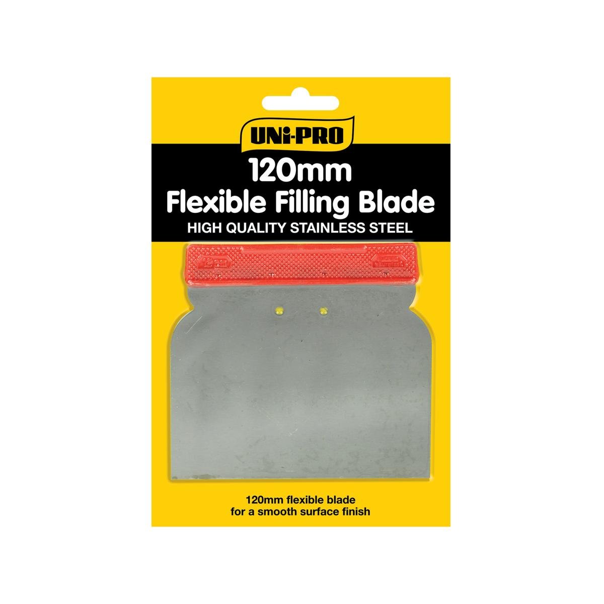Uni-Pro 120mm Flexible Steel Filling Blade for Plaster, Filler & Putty