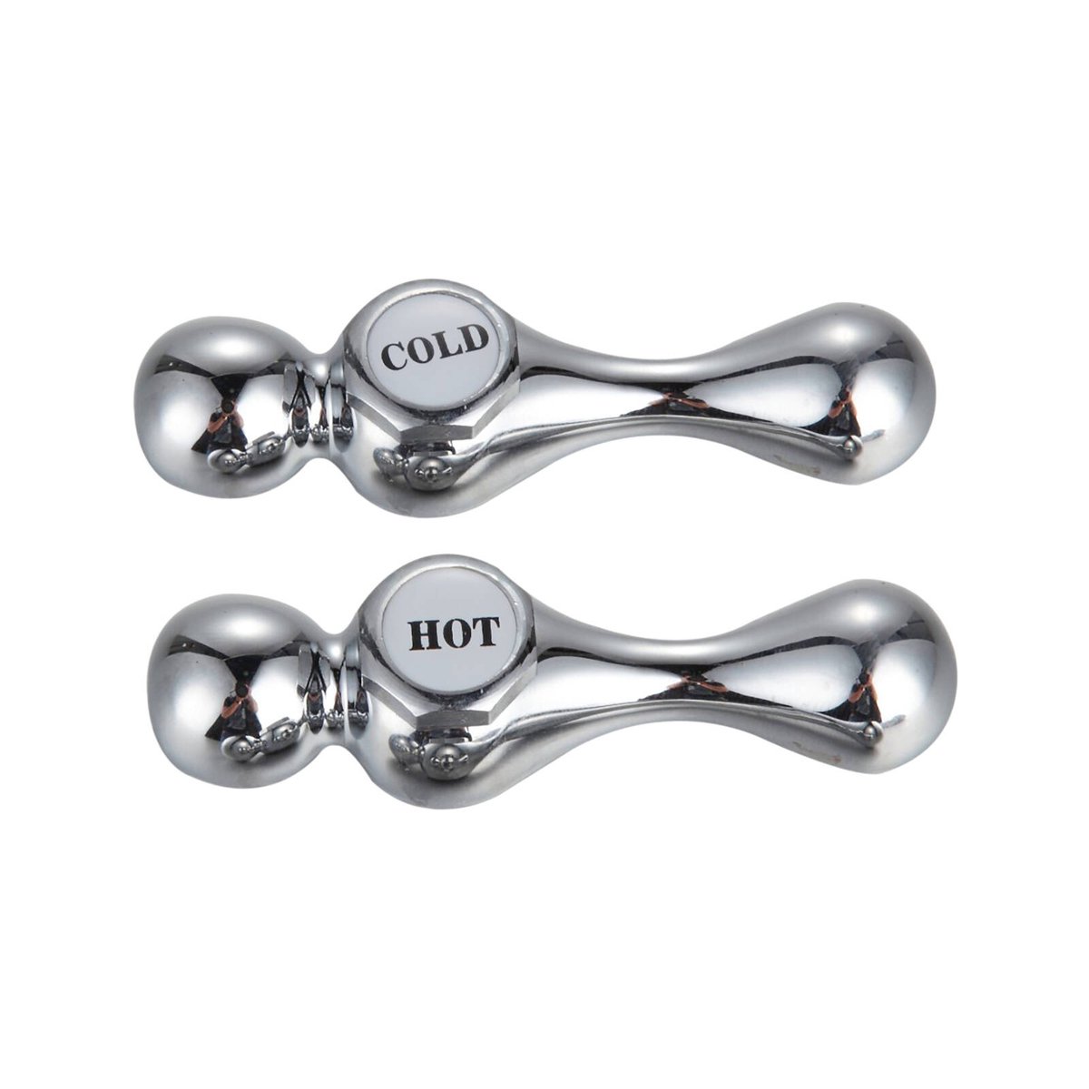 Shaw Mason Chrome Lever Handles Pair - Modern Design - Durable - Easy Install - SuperSaverAU - view 1