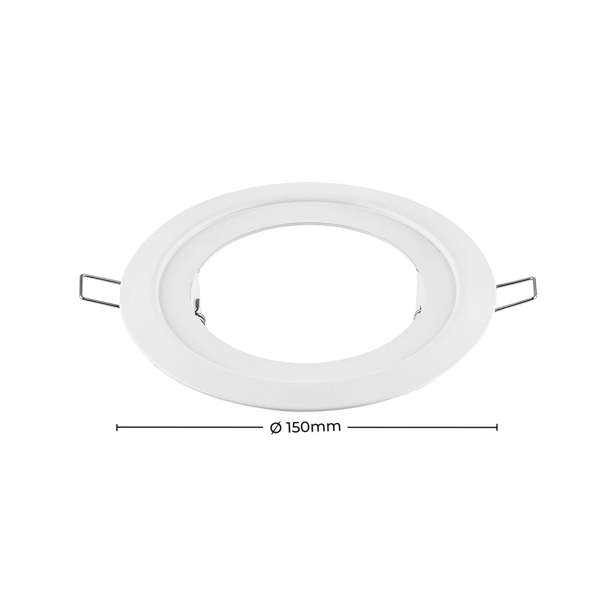 Deta 90mm Downlight Conversion Plate for 115-130mm Cutout, Metal, Indoor DET008