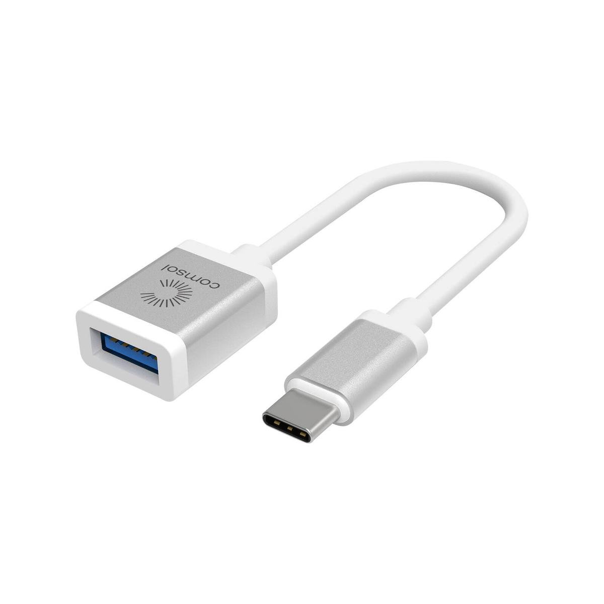 USB C Male to USB A 3.0 Female Adapter - 1 Pack - 5Gbps - Black - SuperSaverAU - view 1