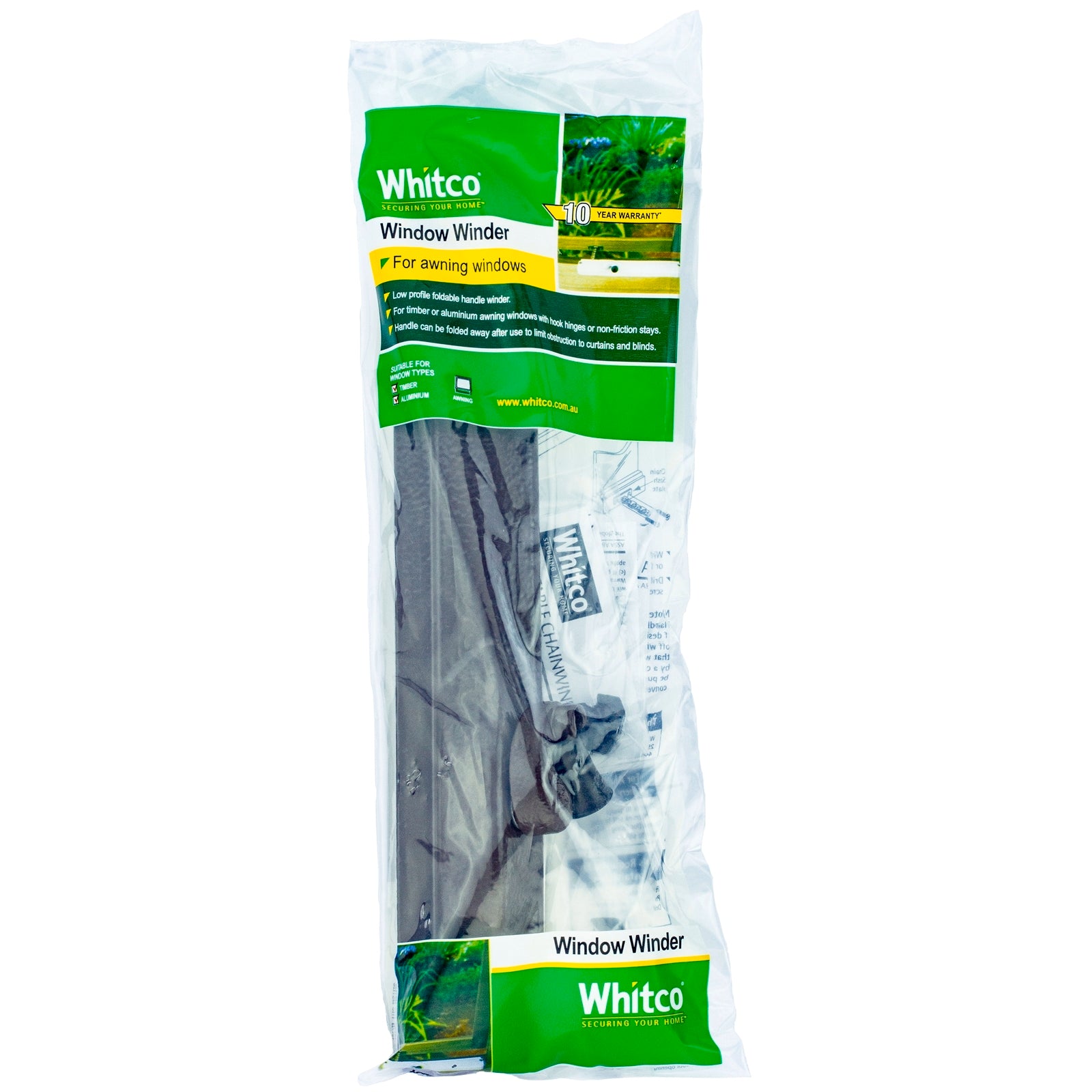 Whitco Brown Zinc Diecast Non Lockable Window Winder