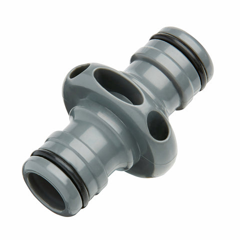 Pope 18mm 2 Way Hose Coupler ABS Grey Outdoor