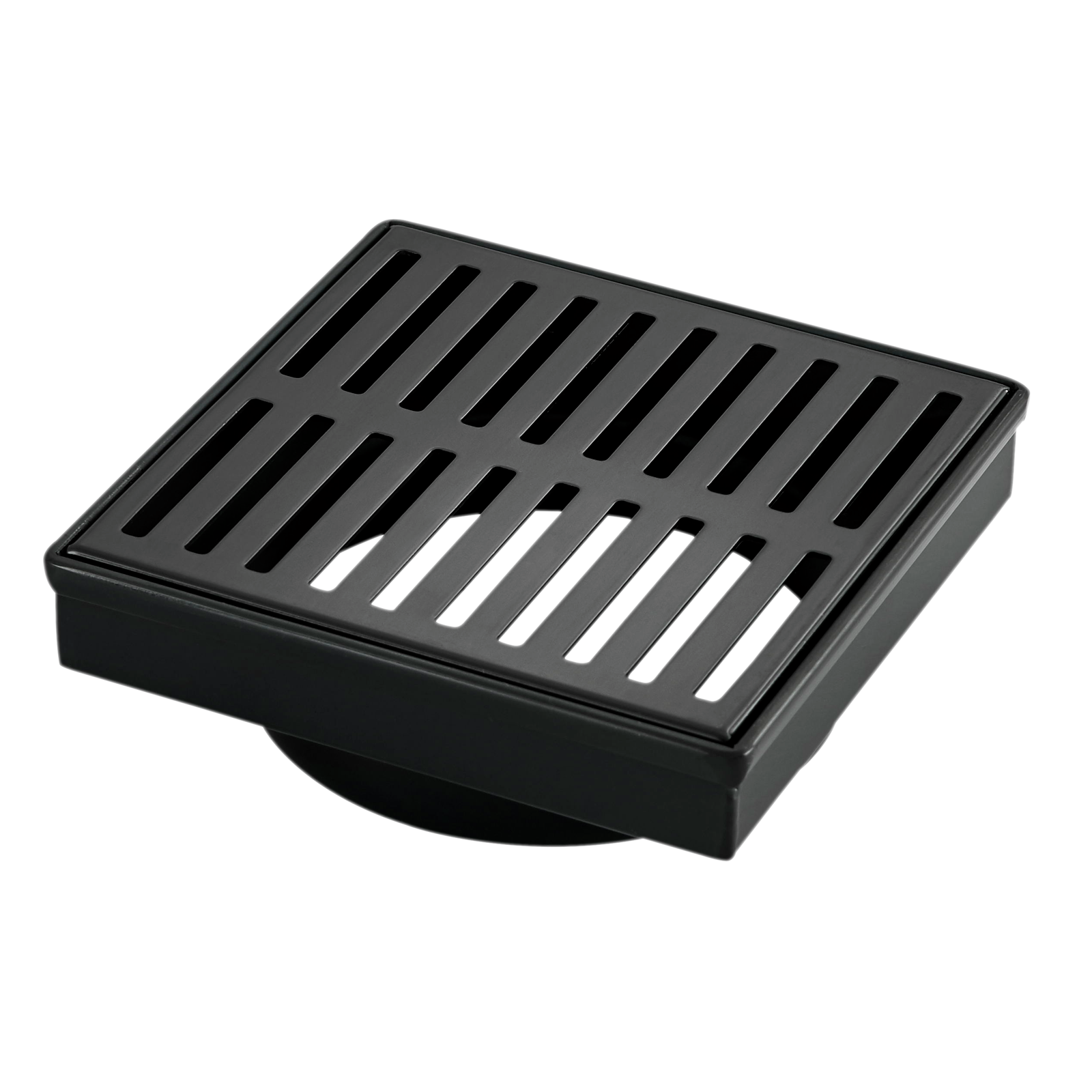 Mondella Concerto 100 x 100mm Black Square Floor Grate, 316 Marine SS