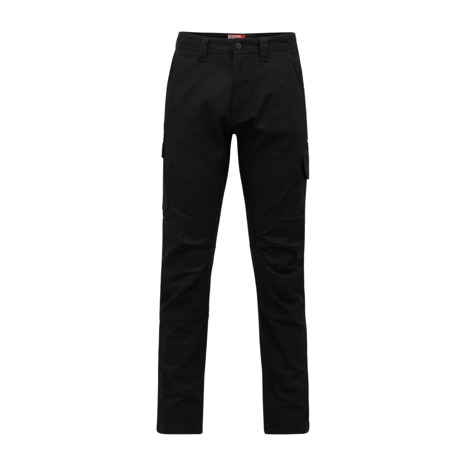 Hard Yakka 3056 Black Stretch Canvas Cargo Pants Size 82R