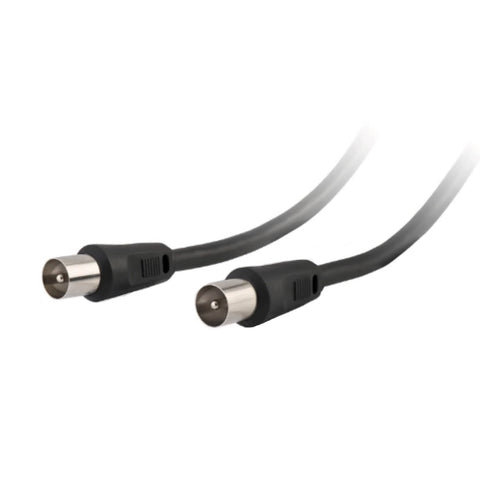 Click 5m Coaxial PAL TV Cable - Black