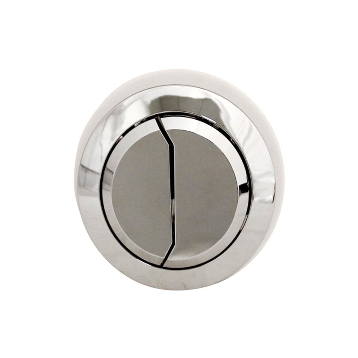 Fluidmaster 48mm Dual Flush Round Cistern Button, Chrome with Adjustable Paddles