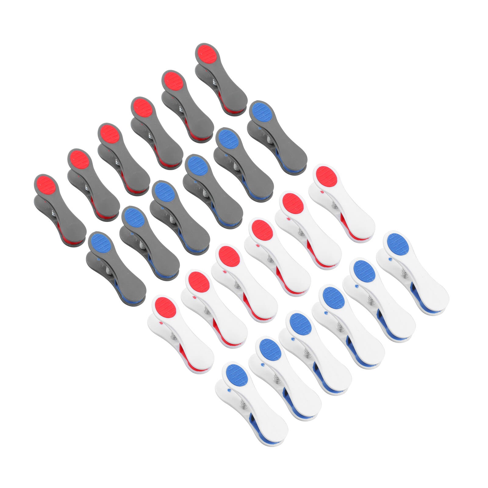 Boxsweden Premium Soft Grip Plastic Clothes Pegs 24 Pack