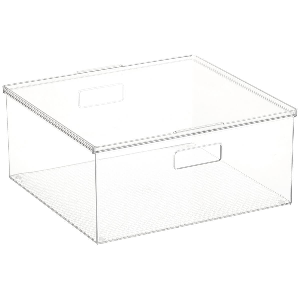 The Container Store 9 piece closet pack - clear PET, lidded and open storage - VTCS-CLOSET-P1