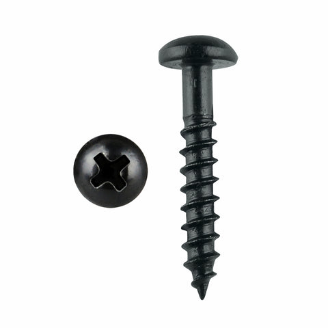 Pinnacle 5 x 40mm Black Round Head Timber Screws - 20 Pack