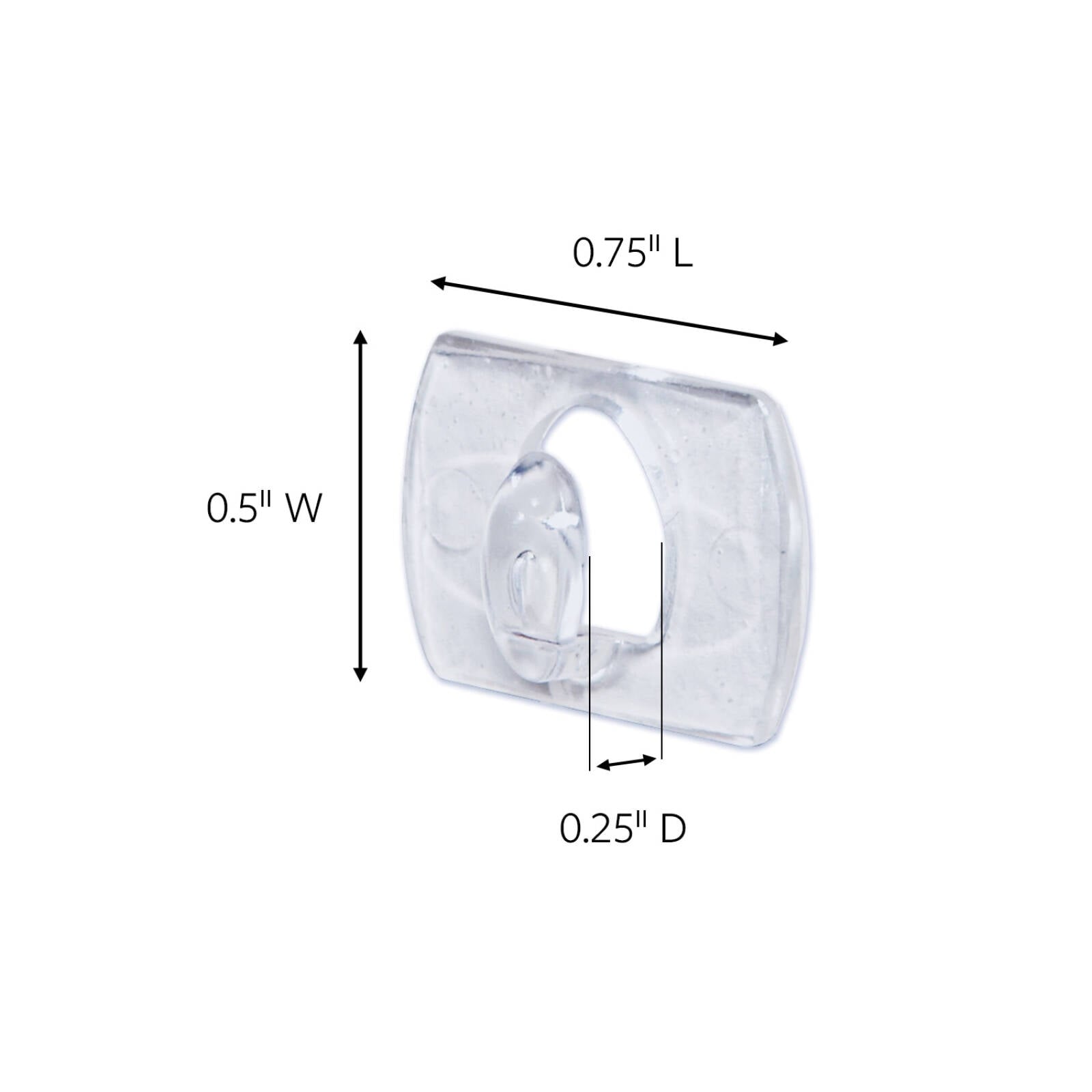 Command Clear Decorating Clip Mega Pack 100 Pack - Damage-Free Light Clips