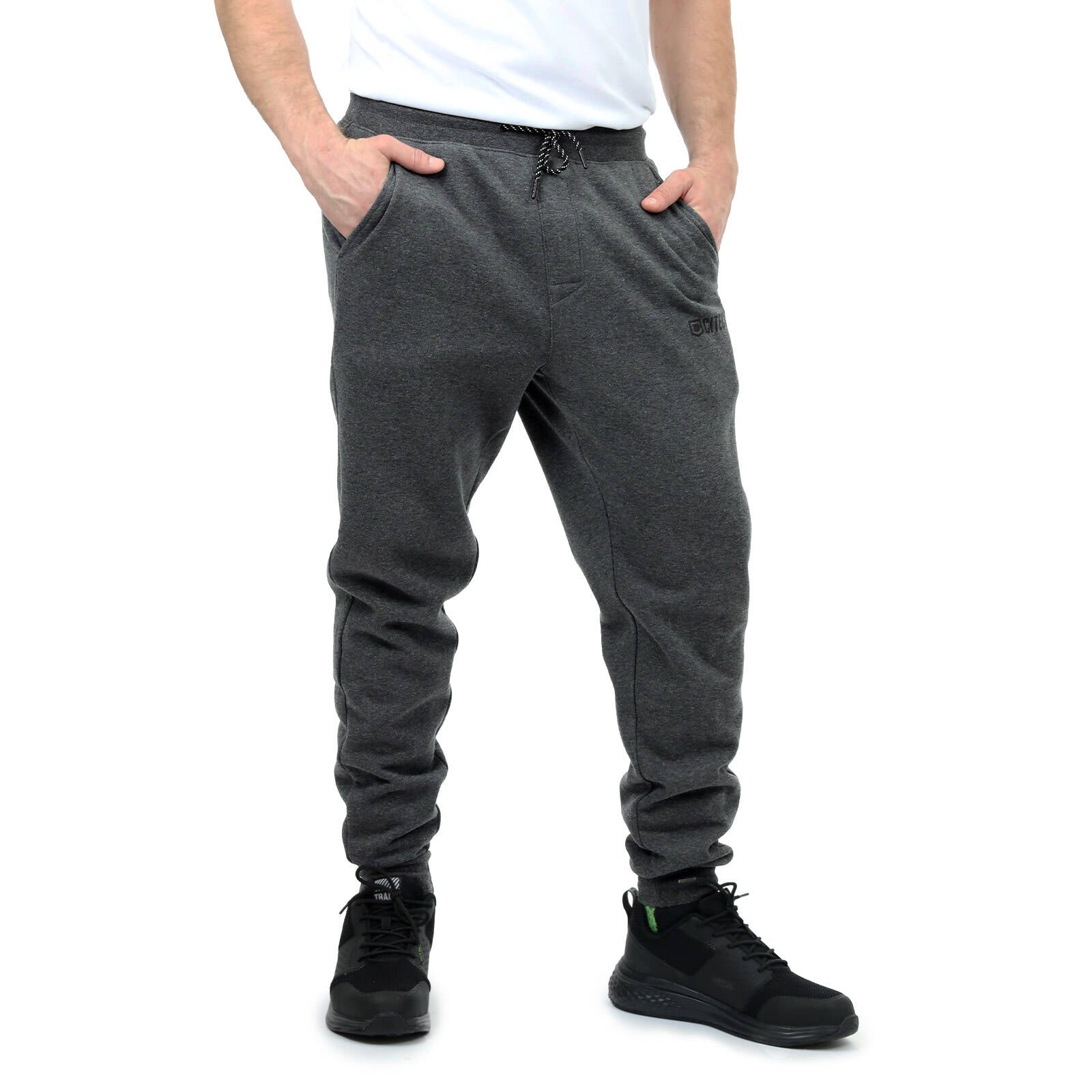 Citeco Men's Charcoal Marle Trackpant Cotton/Polyester - 2X-Large