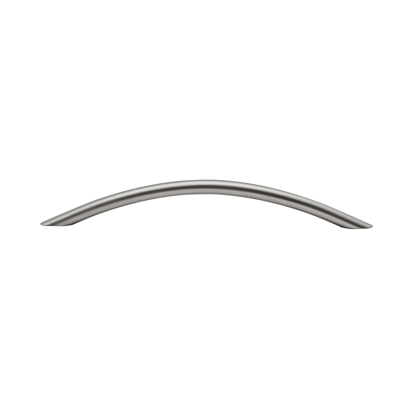Prestige Brushed Nickel Steel Bow Handle for Kitchen & Bathroom Cabinets