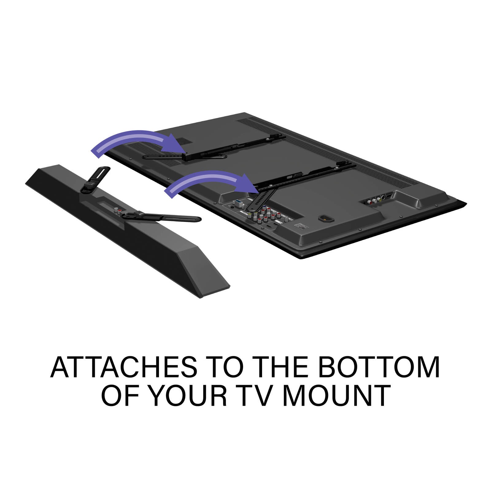 Sanus Soundbar Wall Mount, Holds Soundbars Up to 6.8kg, Horizontal, Hardware Included