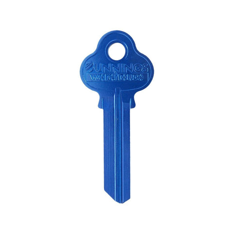 EHI LW5 Blue Blank Key 55mm Aluminium Titanium Alloy