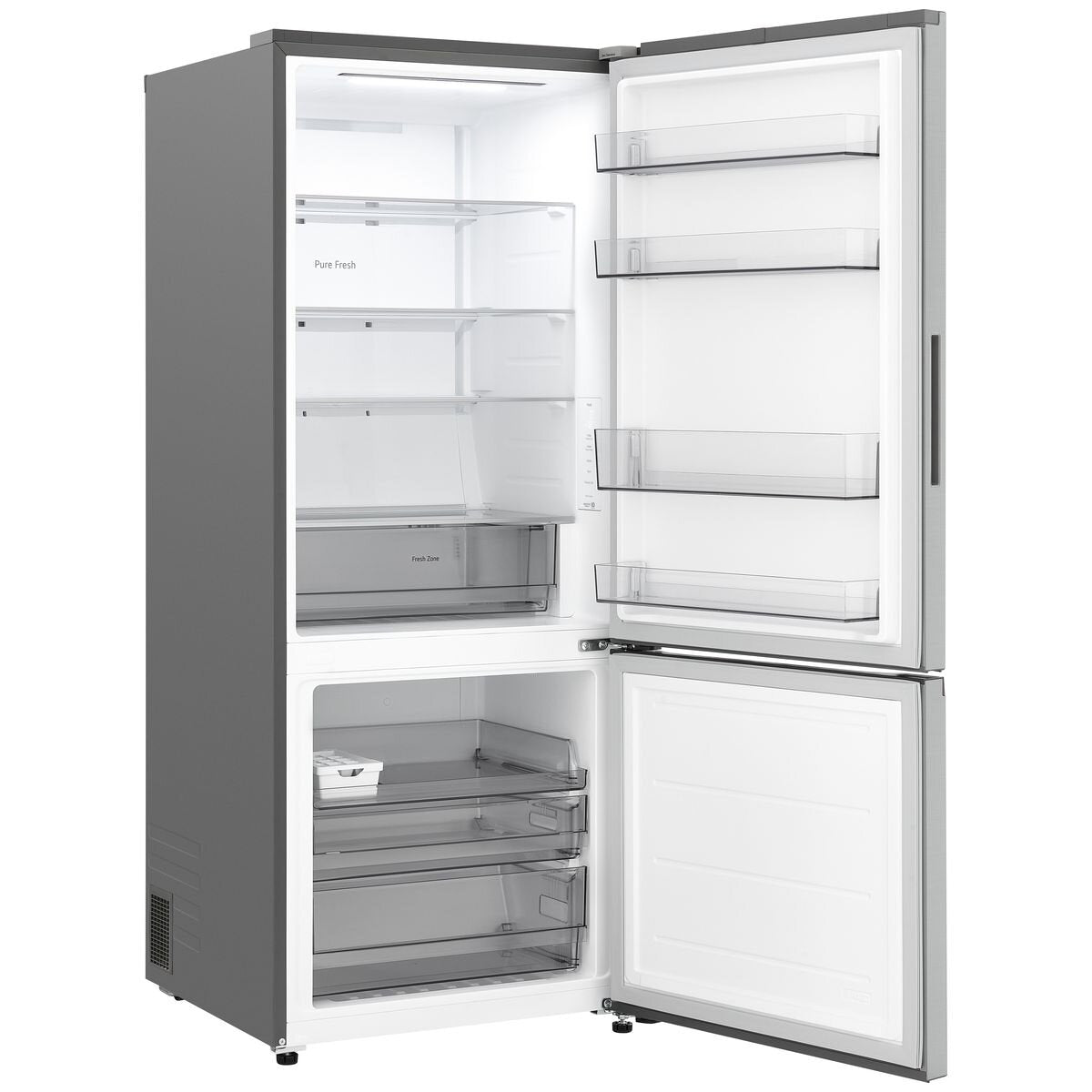 LG 436L Bottom Mount Frost Free Fridge - Stainless Steel Fascia, WiFi, 5.5 Star Energy Rating - GB-B400PS