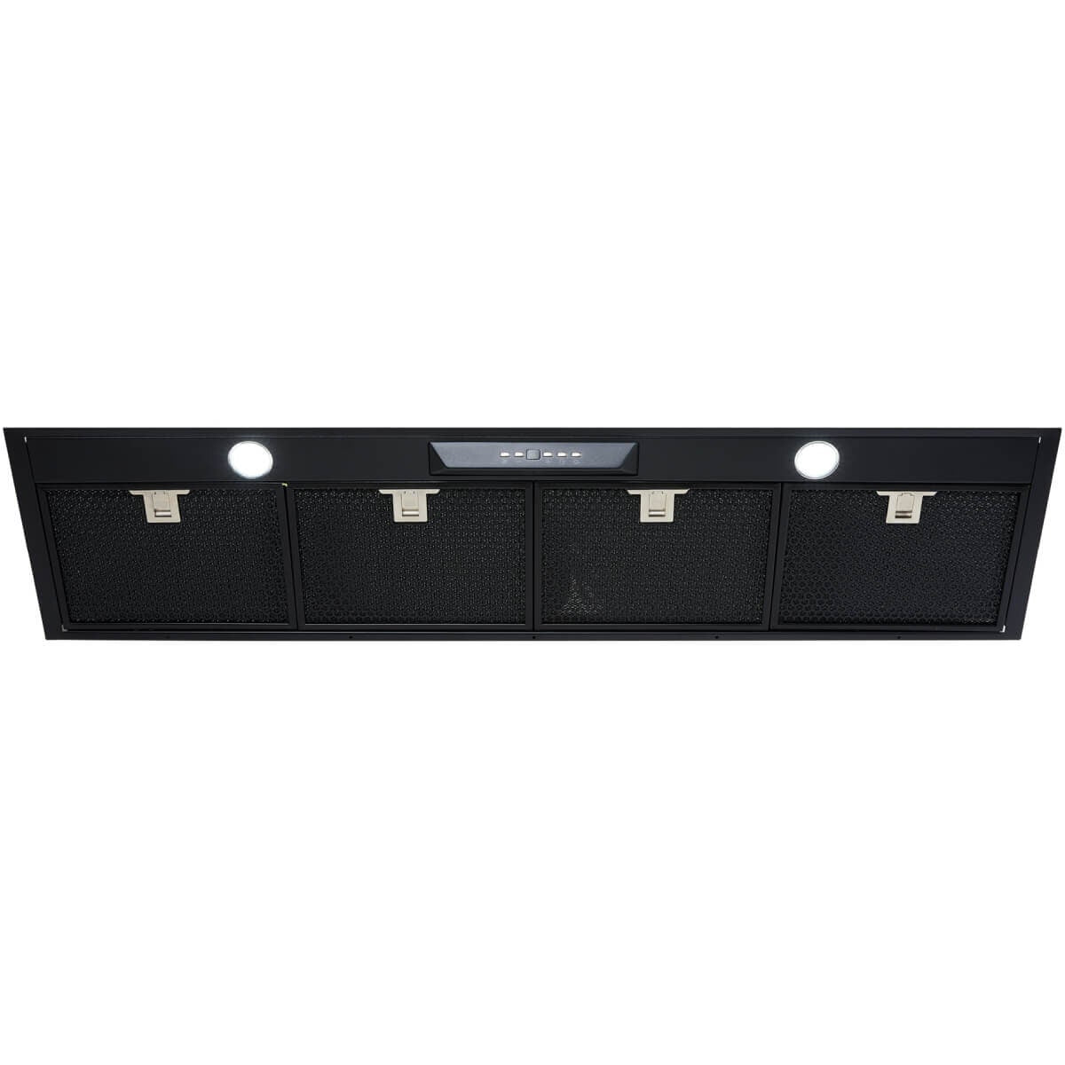 Schweigen 120cm Undermount Rangehood - Matte Black, 1600m³/h Isodrive SP Motor, 5 Speeds - UM1170-12BSPPAK