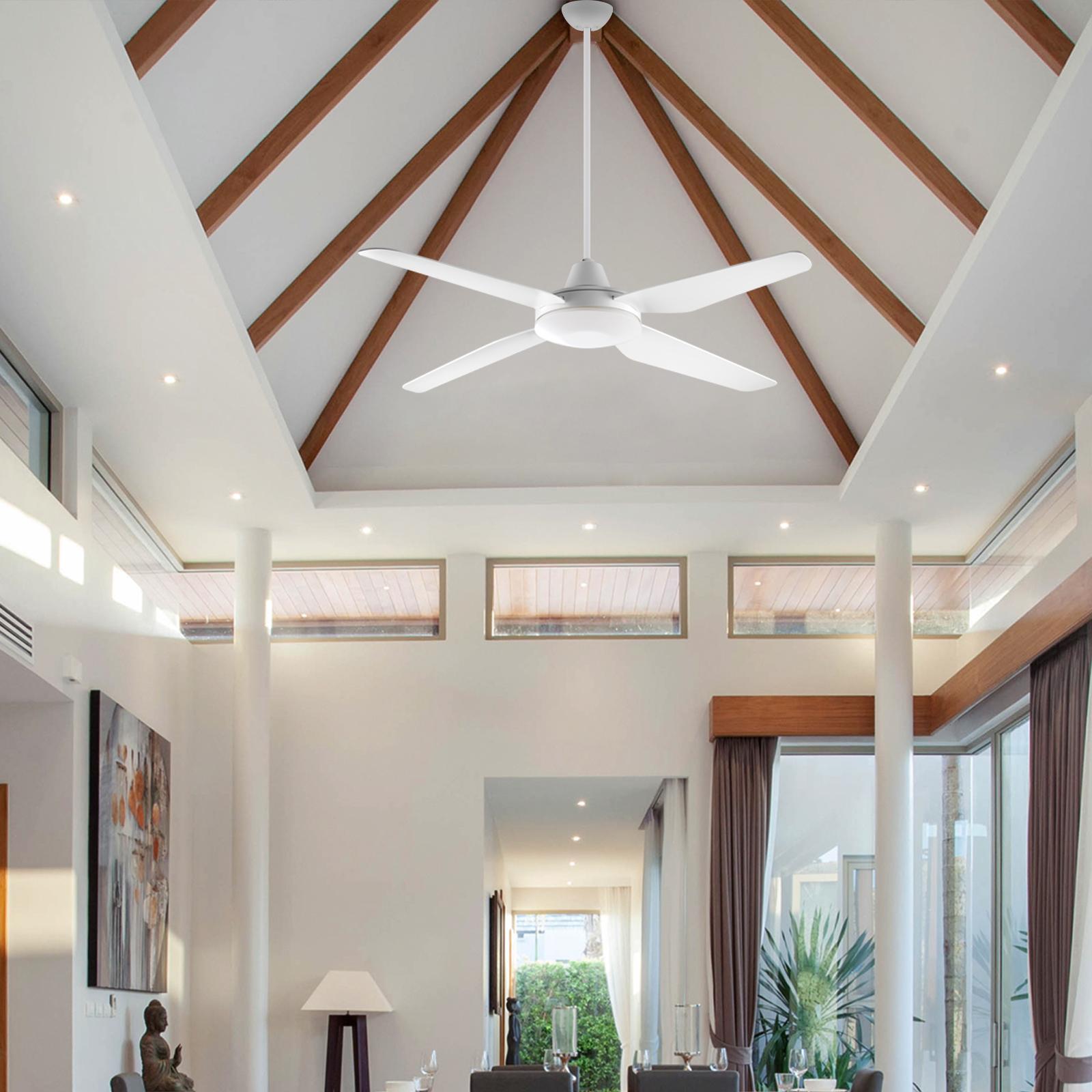 Arlec 900mm White Steel Ceiling Fan Accessory Rod CDR90W