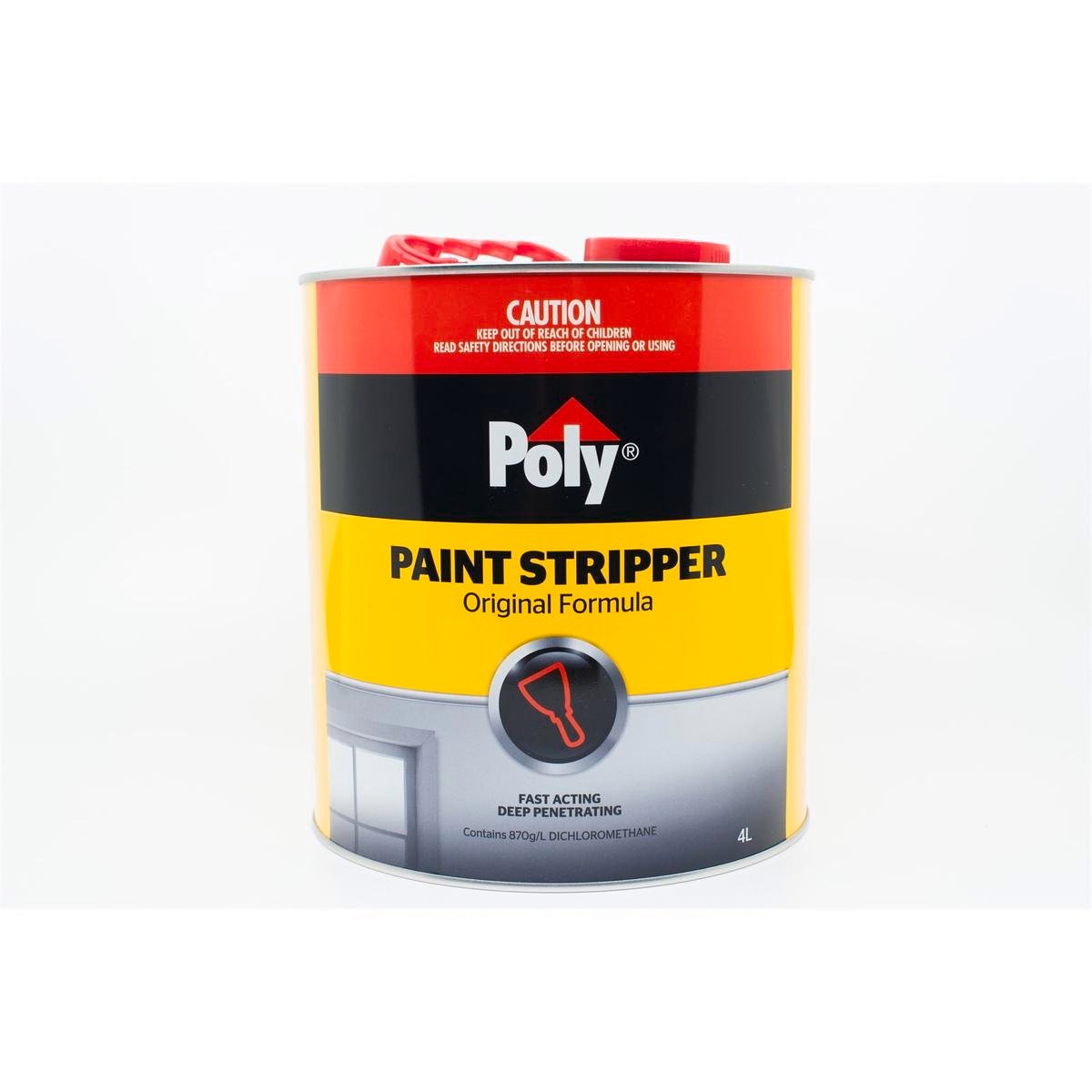 Polystrippa Paint Stripper 4L - Removes Oil & Water-Based Paint, Outdoor Use
