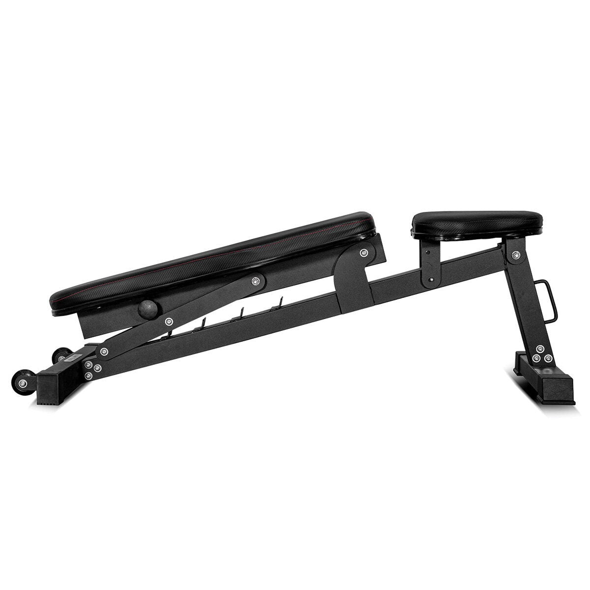 Cortex Exercise Bench Complete Set - Adjustable Angles, Chin-up and Dip Attachment, Black - BENCHBN6-SET