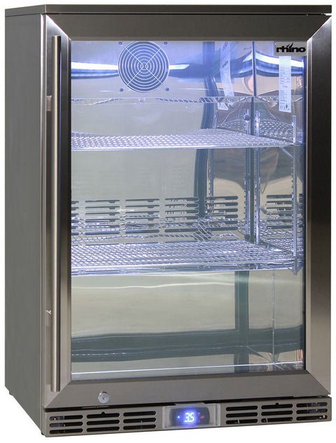 Rhino Outdoor Beverage Centre - Stainless Steel, Energy Star 10, Lockable, Front Vented - GSP1H-840-SS