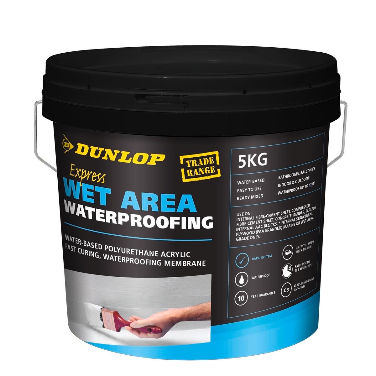 Dunlop Trade 5kg Express Wet Area Waterproofing Membrane