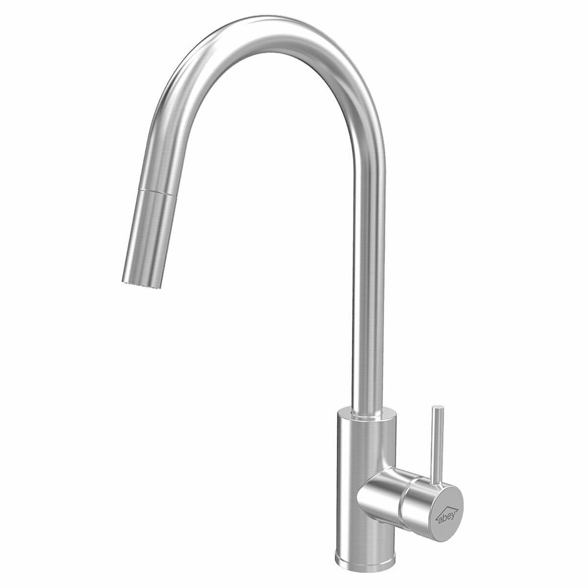 Abey 1 and 3/4 Bowl Undermount Sink Pack - Stainless Steel, 62L Total Capacity - MOA420DTPK
