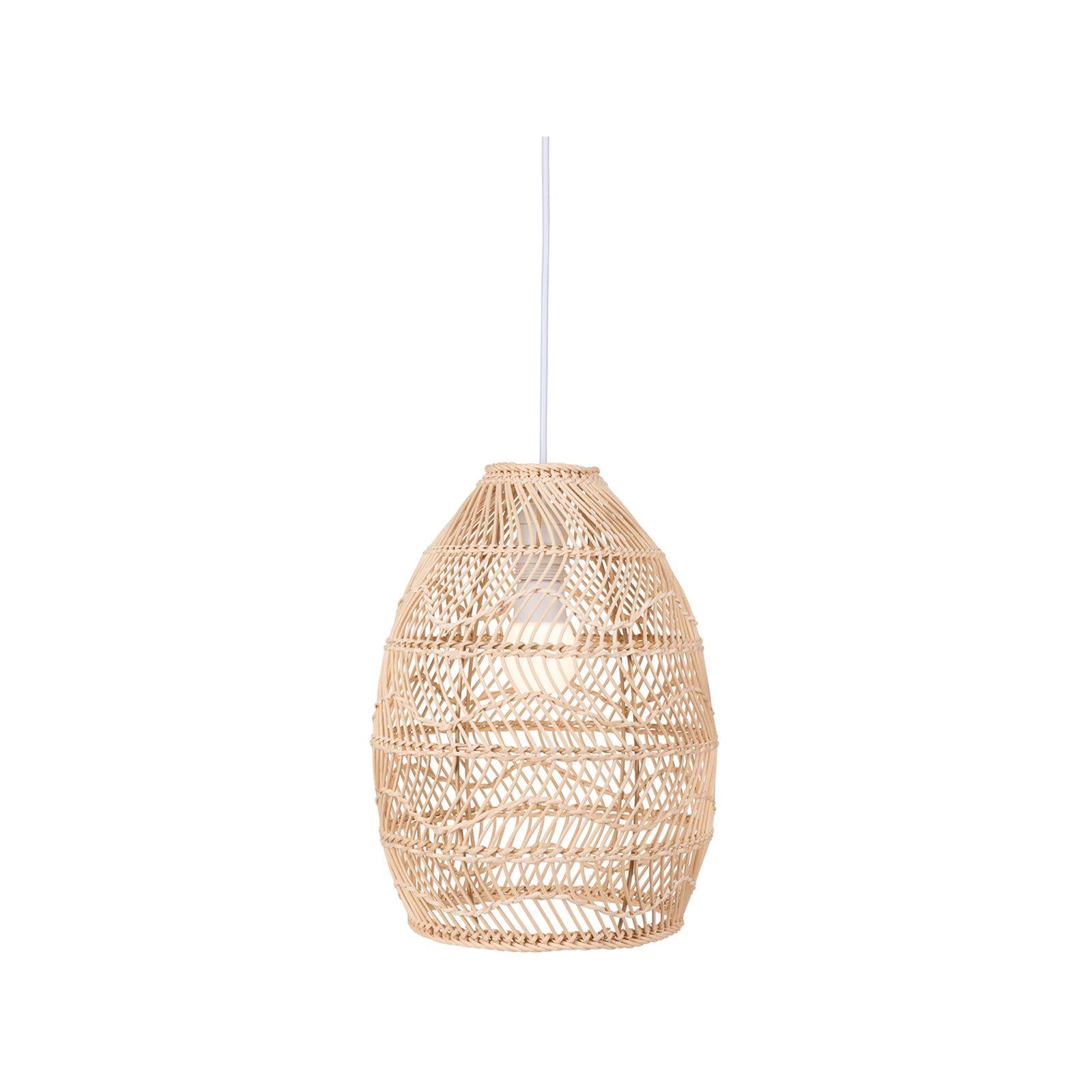 Brilliant Anji 26cm Rattan DIY Pendant Light E27 21781/37