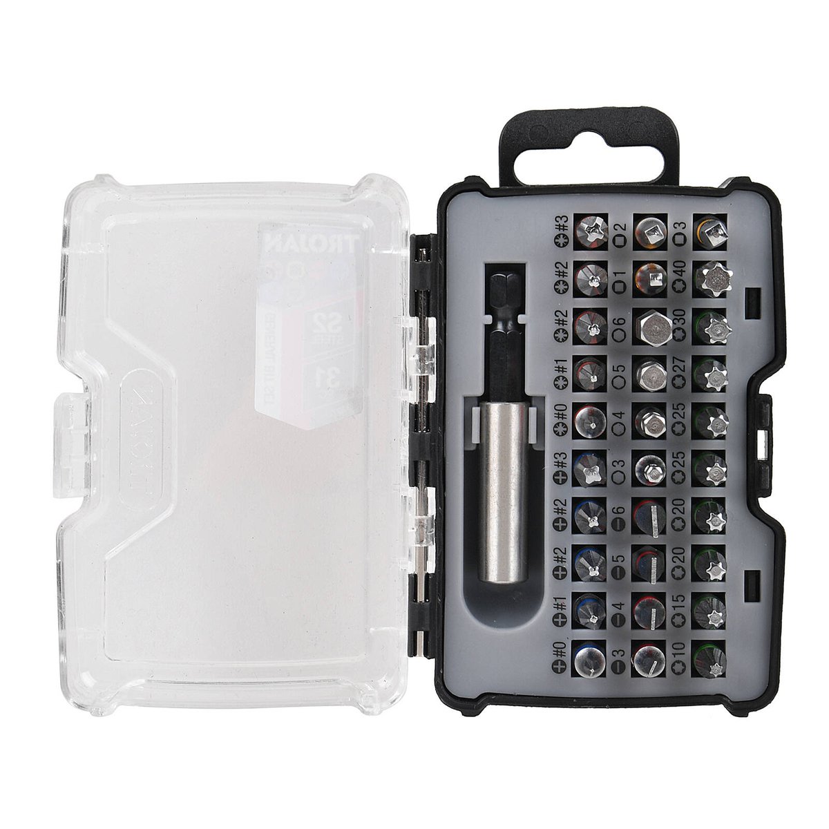 Trojan 31 Piece Bit Set - Screwdriver Bits - 75mm x 105mm - Versatile Tools - SuperSaverAU - view 4