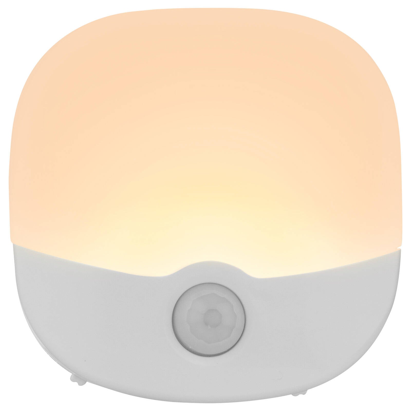 Arlec 67 x 22mm White Rechargeable Motion Sensor Square Night Light - 2 Pack NL4299