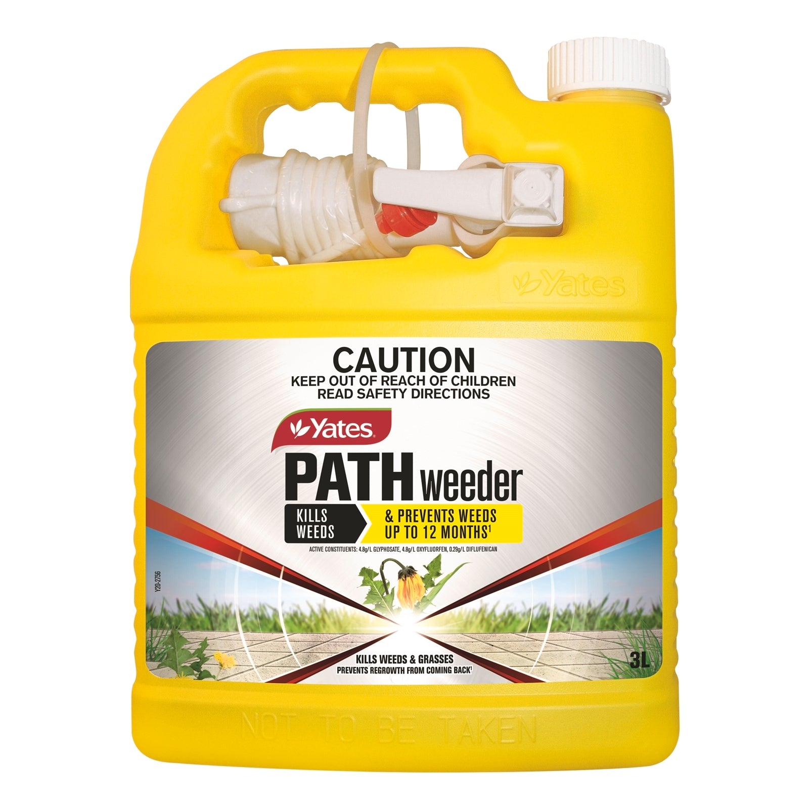 Yates Path Weeder 3L Ready To Use Non-Selective Systemic Weed Killer