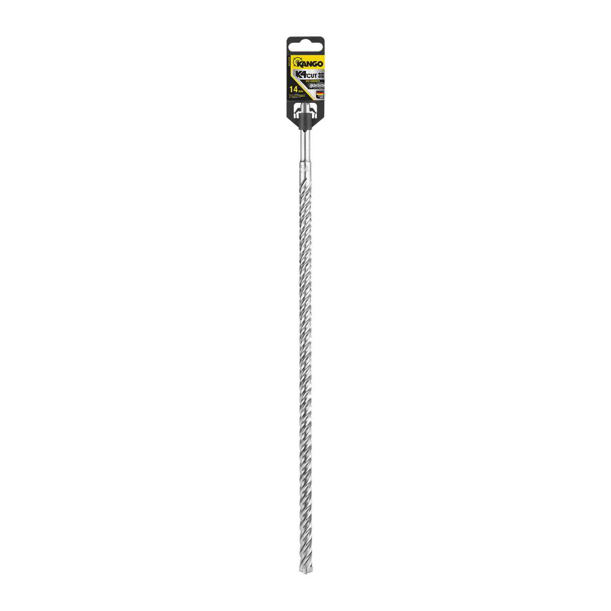 Kango 14mm x 450mm K4 SDS Plus Drill Bit for Concrete & Masonry, 400mm Drilling Depth