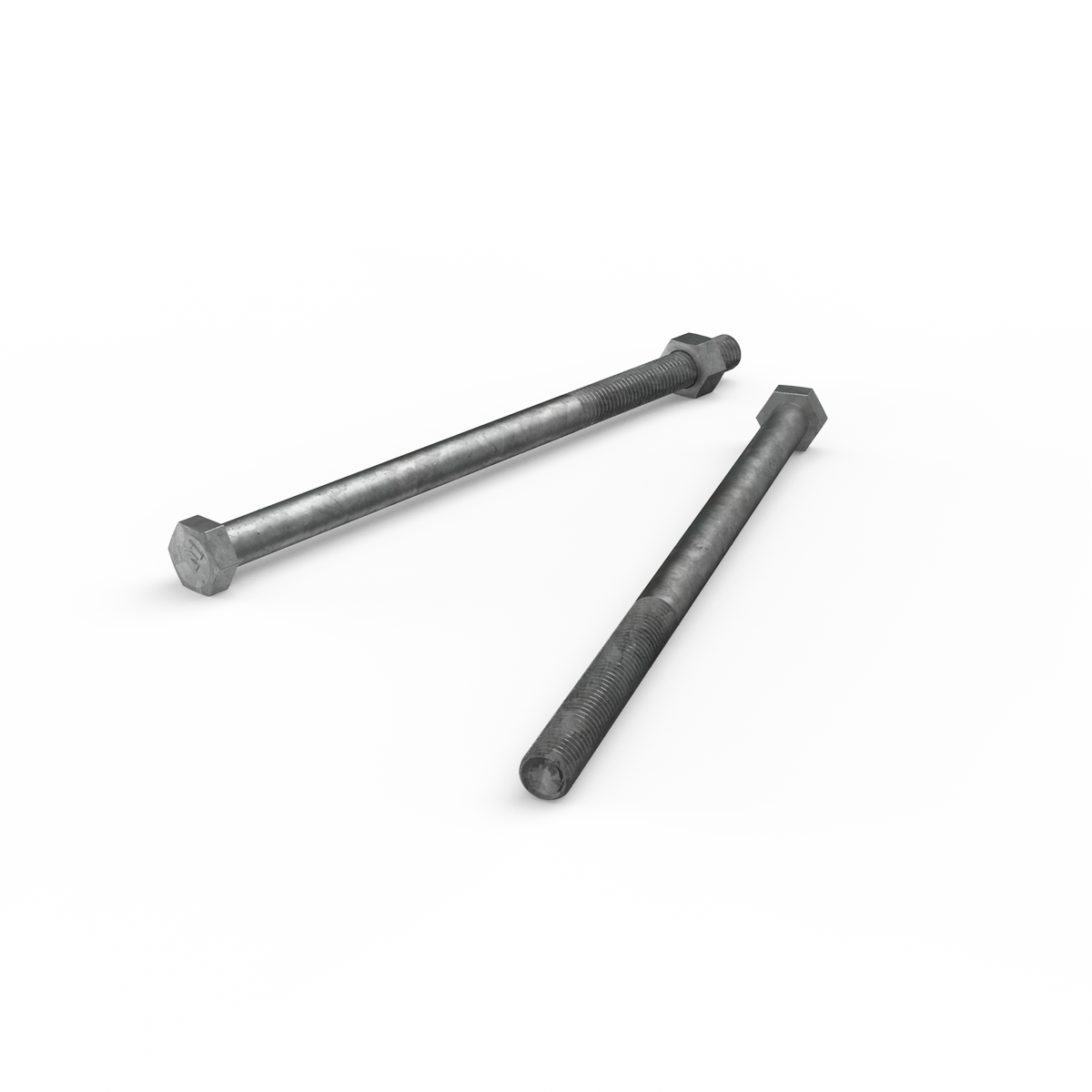 Zenith Hot Dip Galvanised Hex Head Bolts M12 x 220mm 12 Pack - SuperSaverAU - view 2