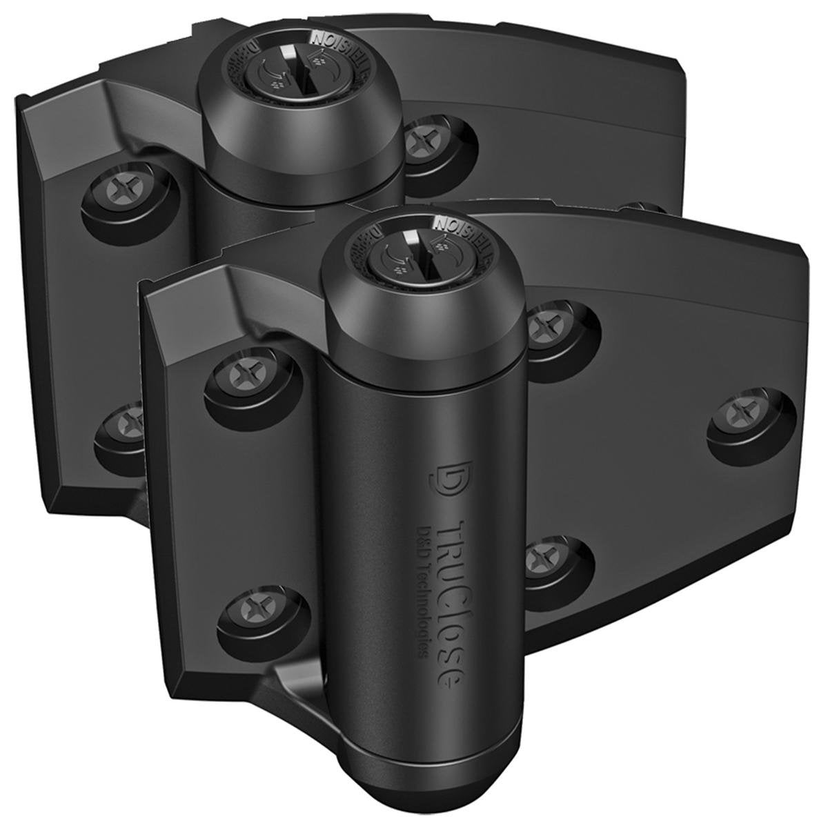 TruClose Adjustable Self-Closing Safety Gate Hinges, Engineered Polymer & Stainless Steel
