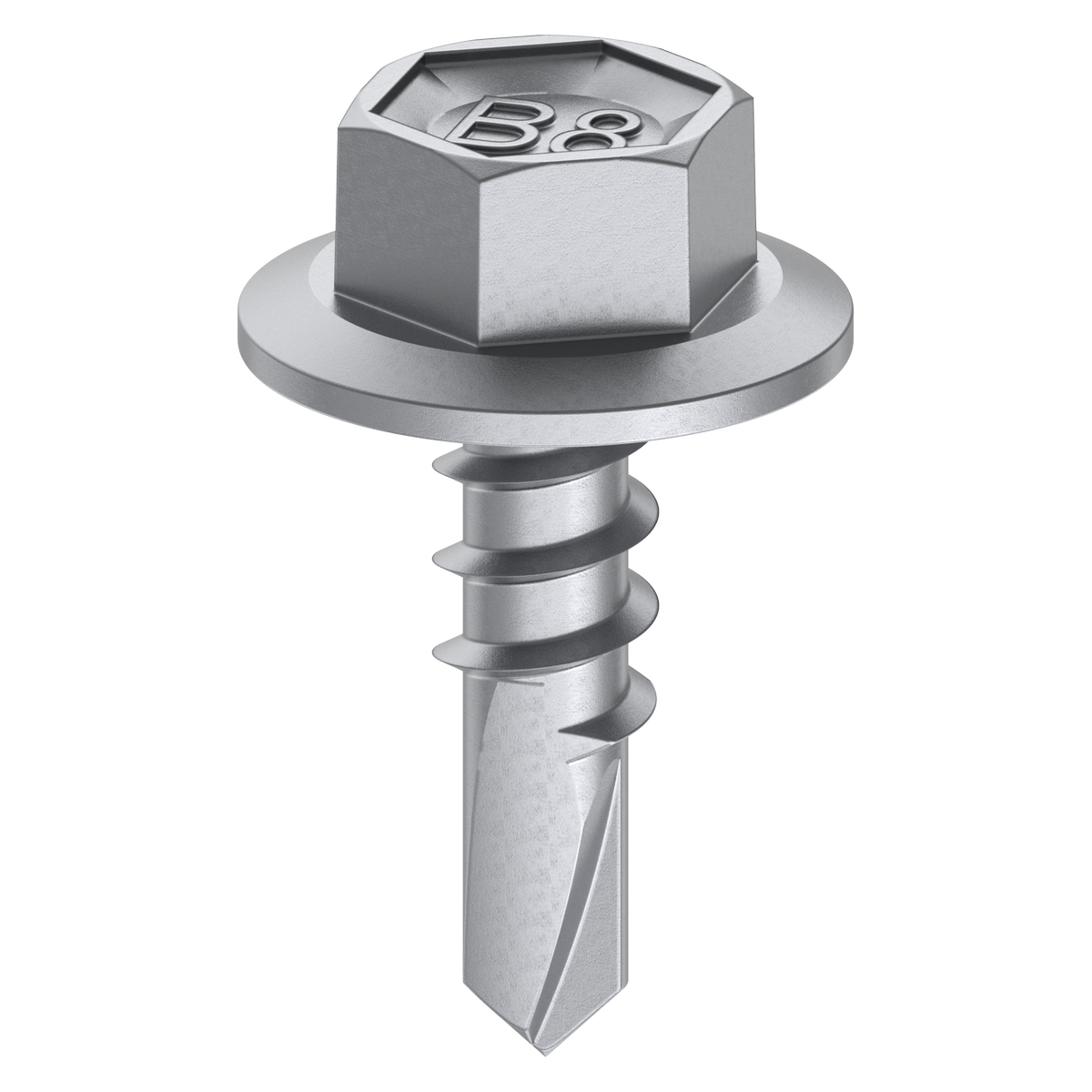 Bremick Metal Hex Screw 10g x 16mm - Box of 100 - Self-Drilling - B8 Coating - SuperSaverAU - view 3