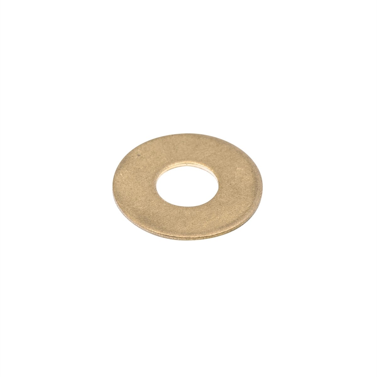Zenith 1/4" M6 Solid Brass Flat Washers - 12 Pack