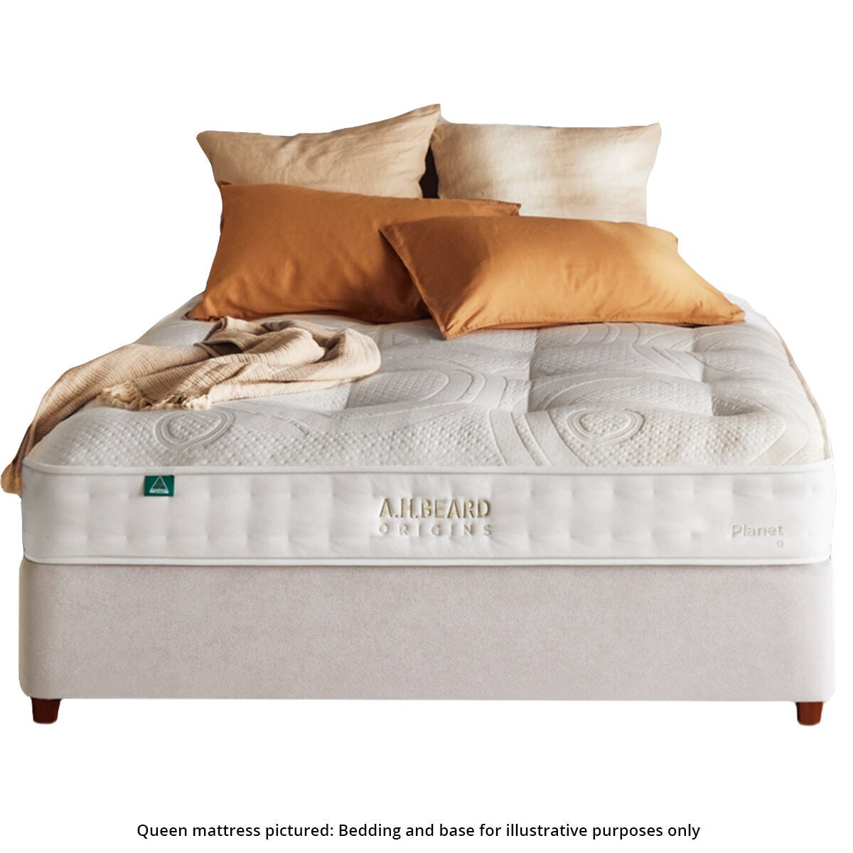 A.H. Beard Origins Planet Q Firm King Mattress - 660 Quadcore Springs - Handmade in Australia - SILF1EMK