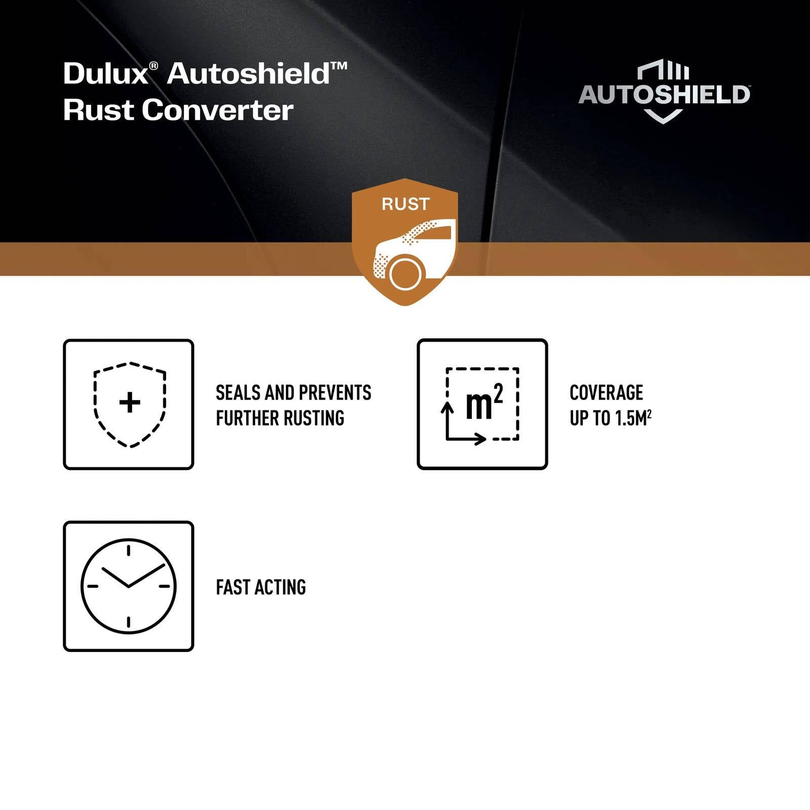 Dulux Autoshield Rust Converter Spray Paint 340g