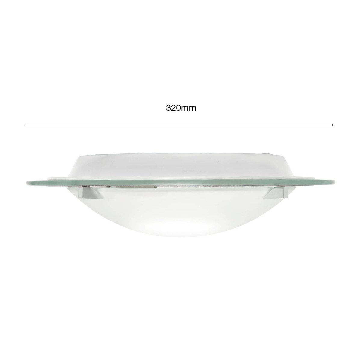 Brilliant Frances Ceiling Light 32cm Glass Metal Energy Saving - SuperSaverAU - view 5
