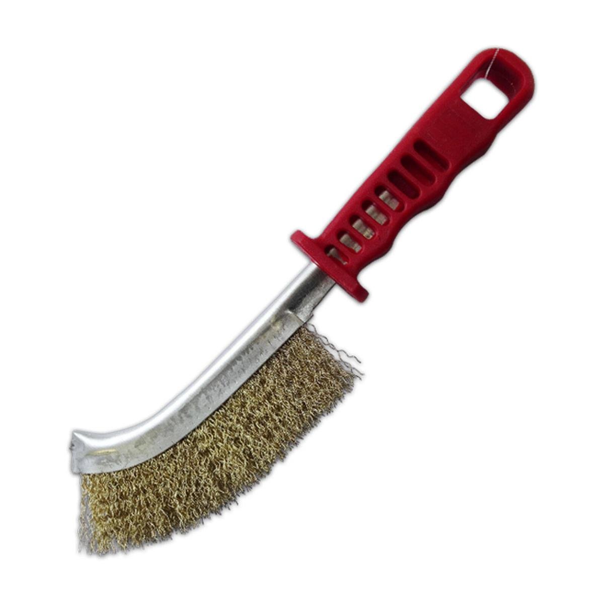 Josco Scratch Brush, Steel, 70mm, Red Handle