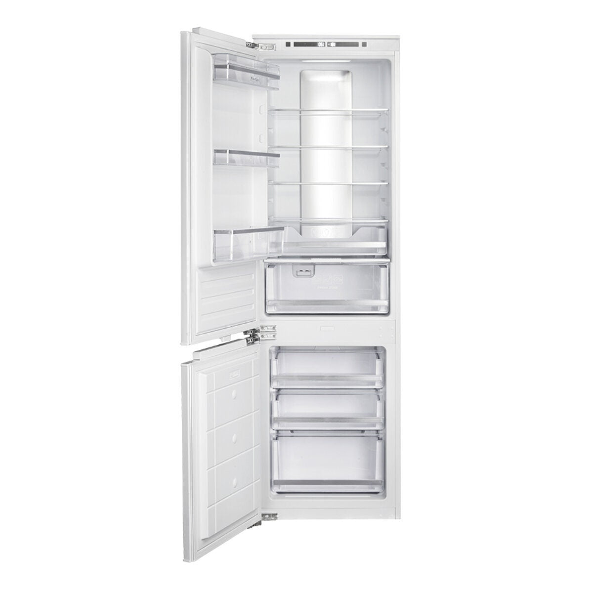 Artusi 241L Fully Integrated Bottom Mount Fridge - 3 Star Energy Rating, Reversible Door - AINT3000