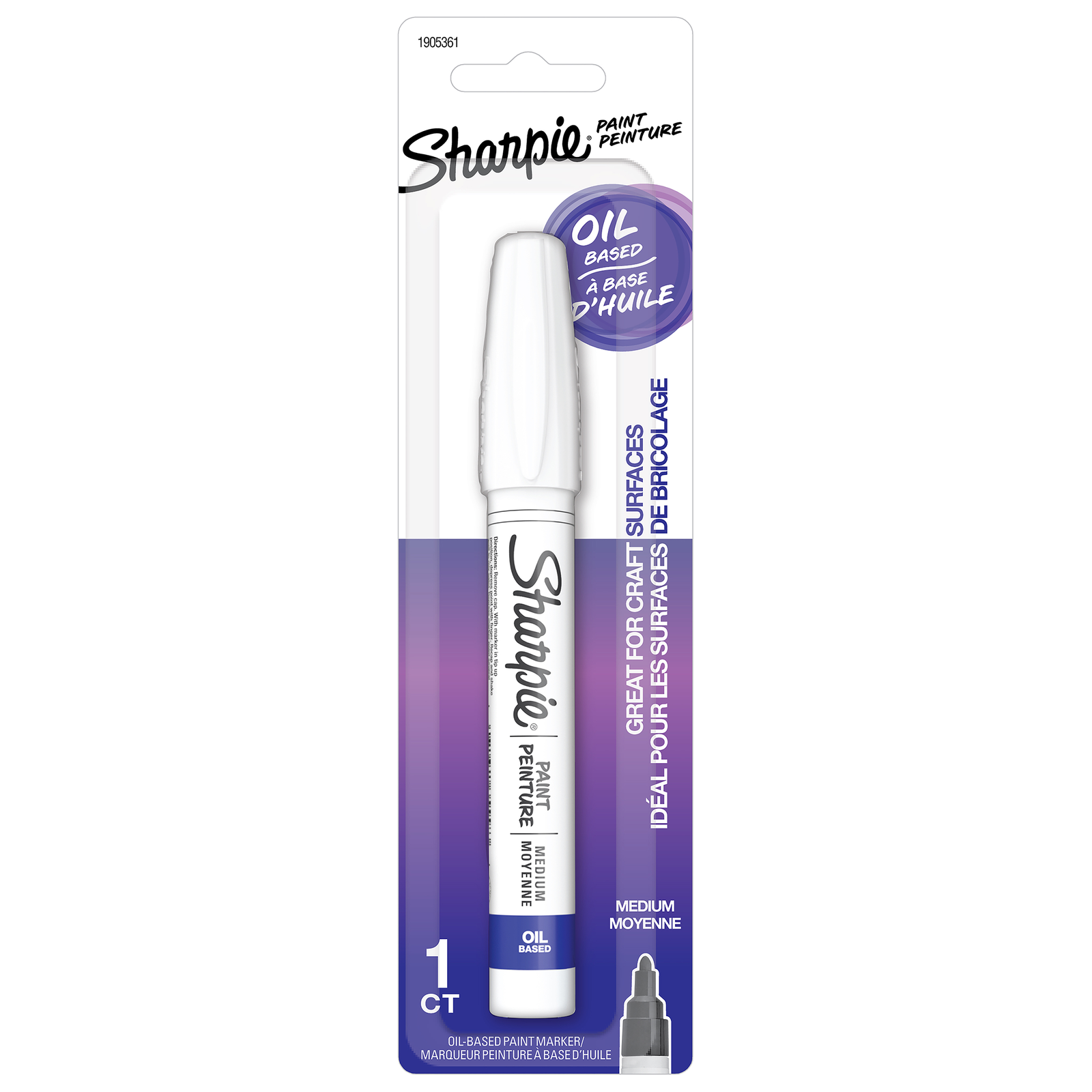 Sharpie Medium White Oil-Based Paint Marker