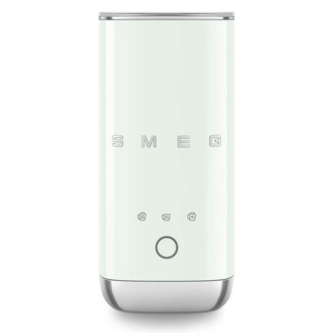 Smeg 50s Retro Style Milk Frother 180ml - Pastel Green, Hot Milk, Hot Froth and Cold Froth - MFF02PGAU